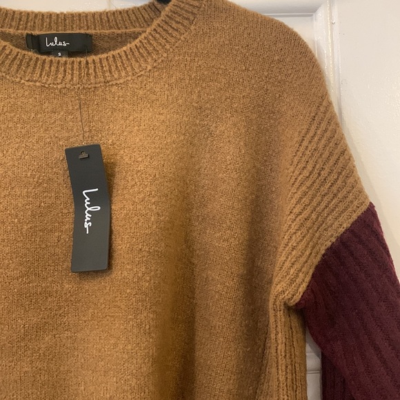 Lulus color block sweater - Picture 2 of 3